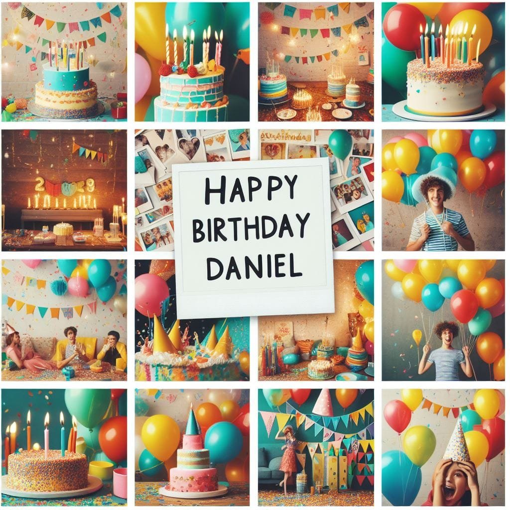 Happy Birthday Daniel Poster