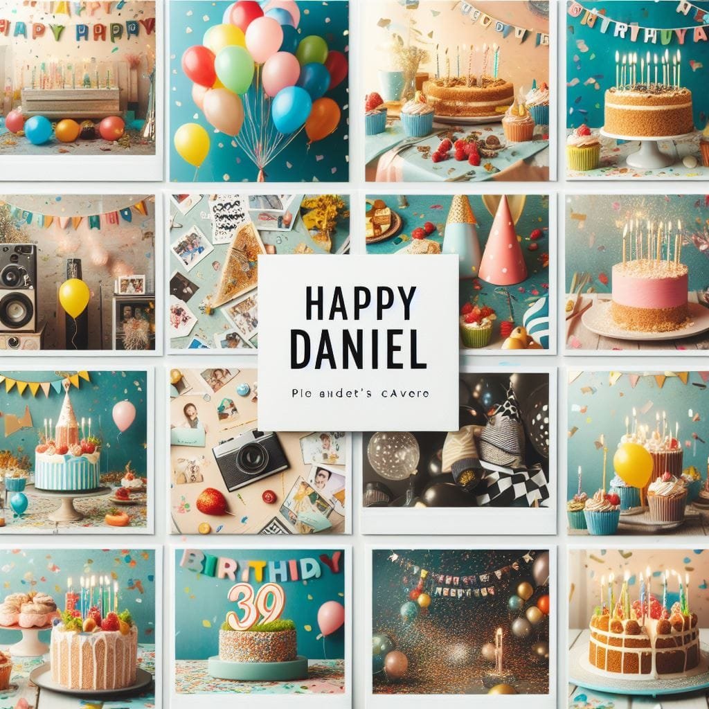 Happy Birthday Daniel Poster Us