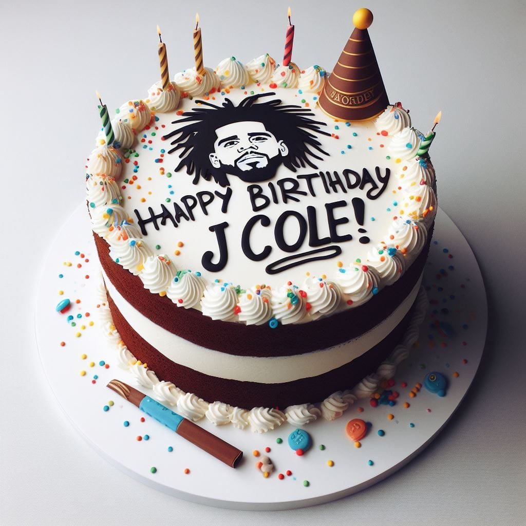 J.Cole Birthday Cake Images